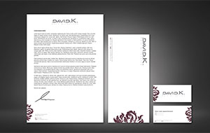 David K Hair Direction branding